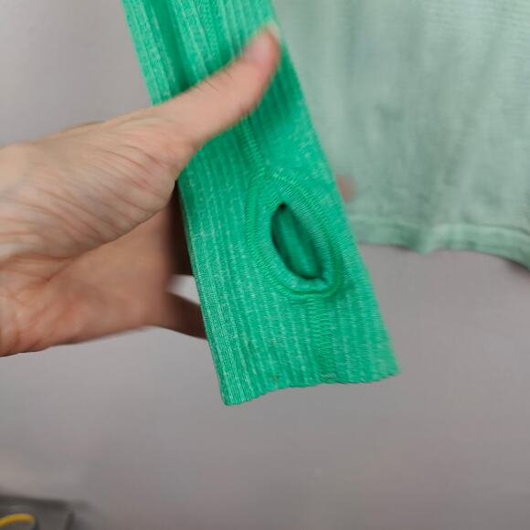 Lululemon Swiftly Tech Long Sleeve Top Womens 4 Fresh Teal Very Green Running - Picture 5 of 9